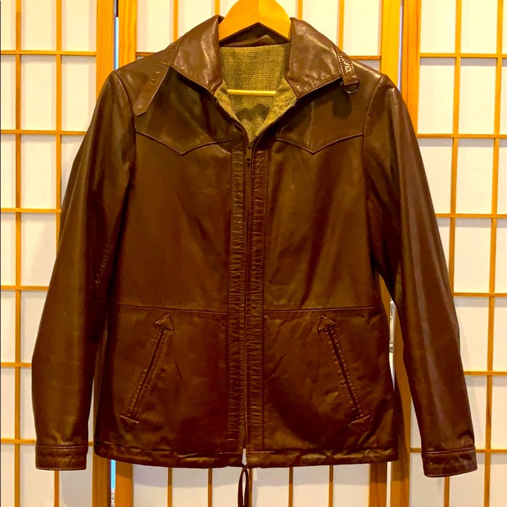 Rare Vintage 70s Leather Jacket ✨HP✨
